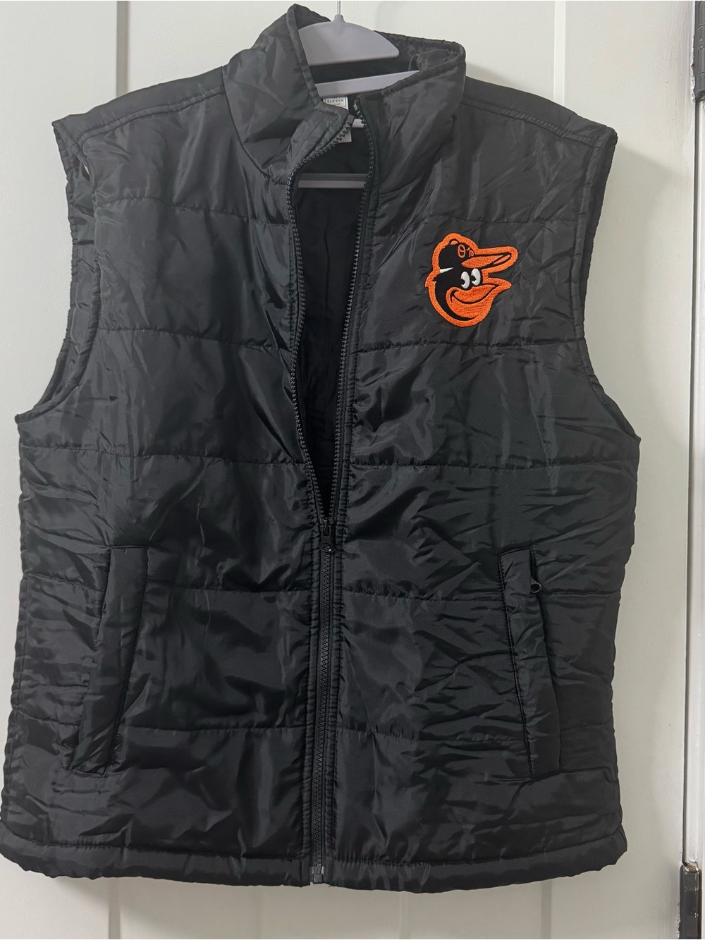 Baltimore‎ Orioles The Elevin Group Puffy Vest Size Medium M MD O’s